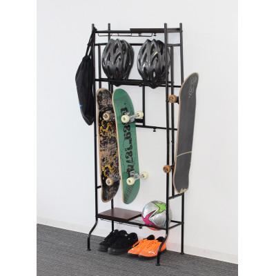 ふるさと納税 海南市 スポーツ用品ラック　ブラック |  | 03