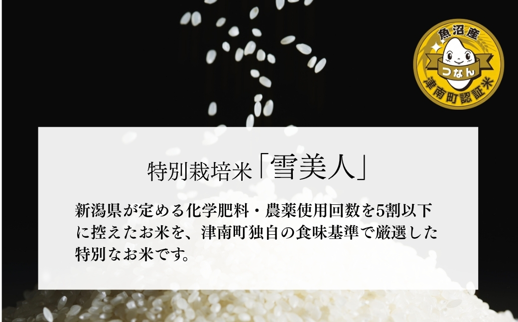 【令和7年産】 魚沼産コシヒカリ特別栽培米 「雪美人」10kg 129400-005-sub