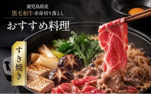 黒毛和牛 赤身 切り落とし 400g 鹿児島県産 牛肉 肉 薄切り 便利 チャック 牛丼 肉じゃが カレー 炒め物 すき焼き 切落し こま切れ コマ切れ ウデ モモ 不揃い 冷凍 スターゼン