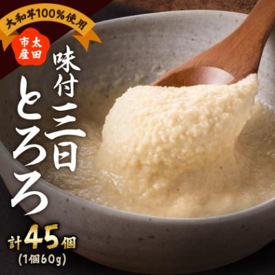 ふるさと納税 太田市 味付三日とろろ　60g×45パック