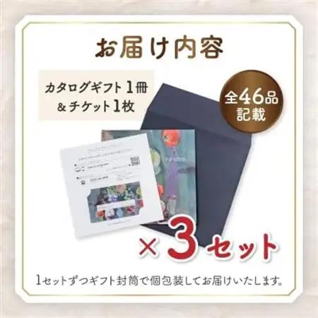 配れるフルーツカタログ3冊セット【あとから選べるカタログギフト】山梨セレクト【1485128】