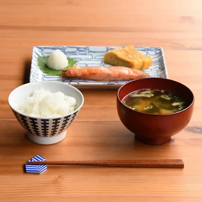 【波佐見焼】natural69 swatch 茶碗 5個セット パレット／ポロック／ステッチ／タイル／ジップ 食器 皿 ご飯茶碗 お茶碗 茶碗 波佐見焼 [QA14] 波佐見焼