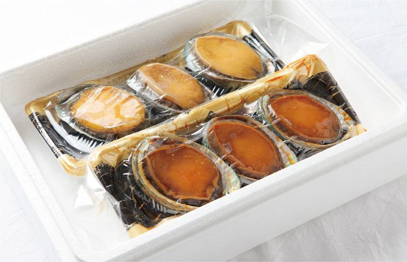 大ぶりサイズ１個80g厳選！あわび（蒸し・煮）合計 440g以上 099H1508