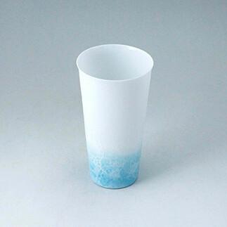 やま平窯元 エッグシェル タンブラーM 泡 Blue A22-88