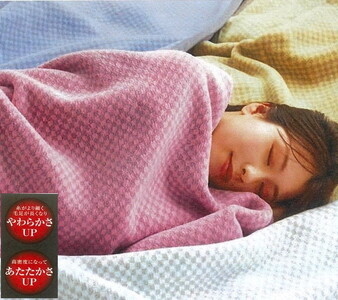 『ロマンス岩盤浴』　マイヤー毛布　グレー　ダブル　33037304