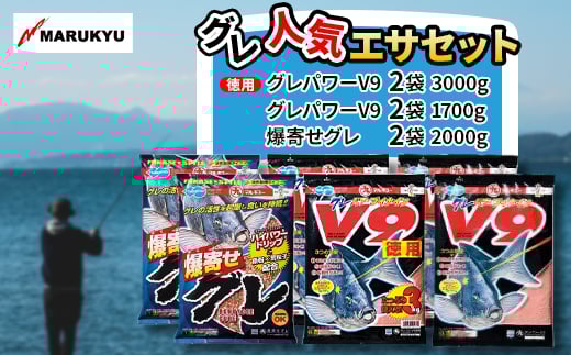 マルキユーのグレ人気エサセット M-2【1350852】