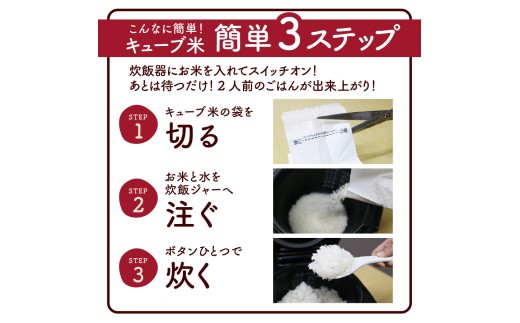 【R8年10月~発送】R8年産 無洗 米 つや姫 キューブ 2合 60個 18kg 小分け 山形 真空 0059-2603