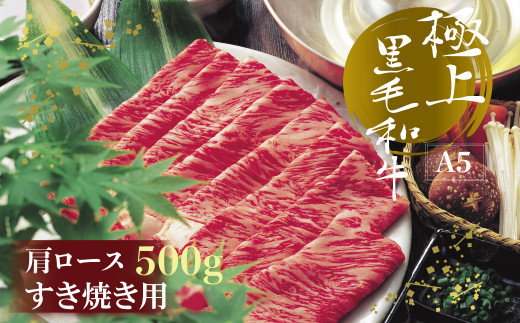 
A5等級　博多和牛肩ロースすきやき用500ｇ 3NA9
