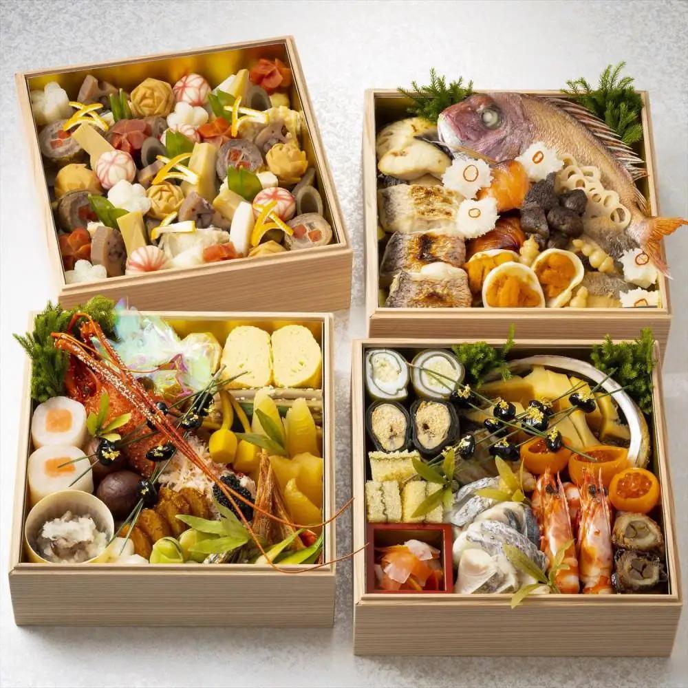 香川讃岐の地で80年の歴史。料亭二蝶のおせち料理「慶」四段 5～6人前 全51品 冷蔵【12月31日到着予定】