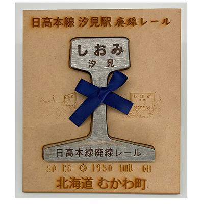 ふるさと納税 むかわ町 【第2弾】日高本線廃線レール 厚さ1cm【数量限定】