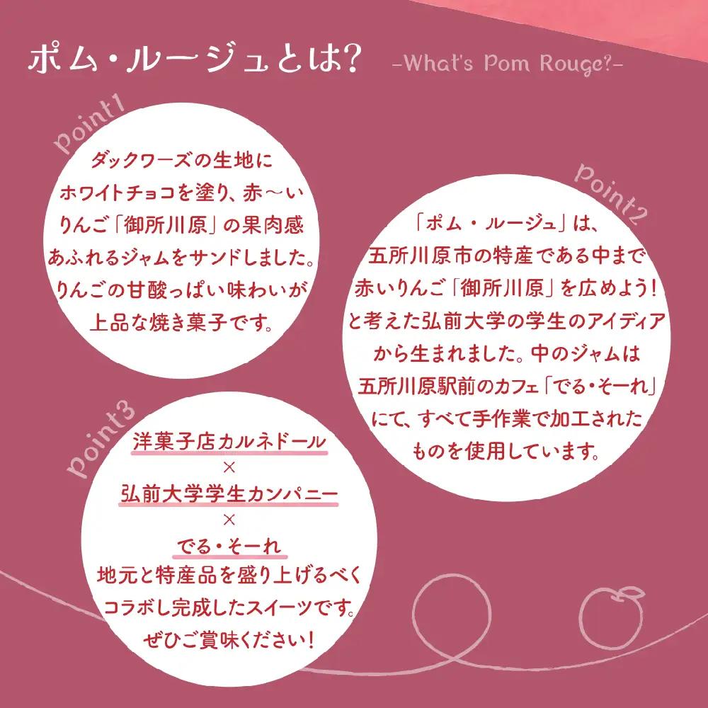 ダックワーズ 10個入 個包装【ポム・ルージュ】甘酸っぱいリンゴジャムをサンド！（中まで赤～いりんごジャム 使用 スイーツ お菓子）