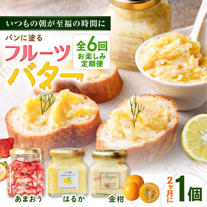 【ふるさと納税】【全6回定期便/2ヶ月に1回】お楽しみ定期便 フルーツバター大1個 糸島市 / 糸島正キ ジャム クリーム 果物[AQA066]