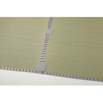 ふるさと納税 大村市 畳屋さんが作った!い草の上敷き(2枚)面ファスナー付(おむらんちゃん縁)