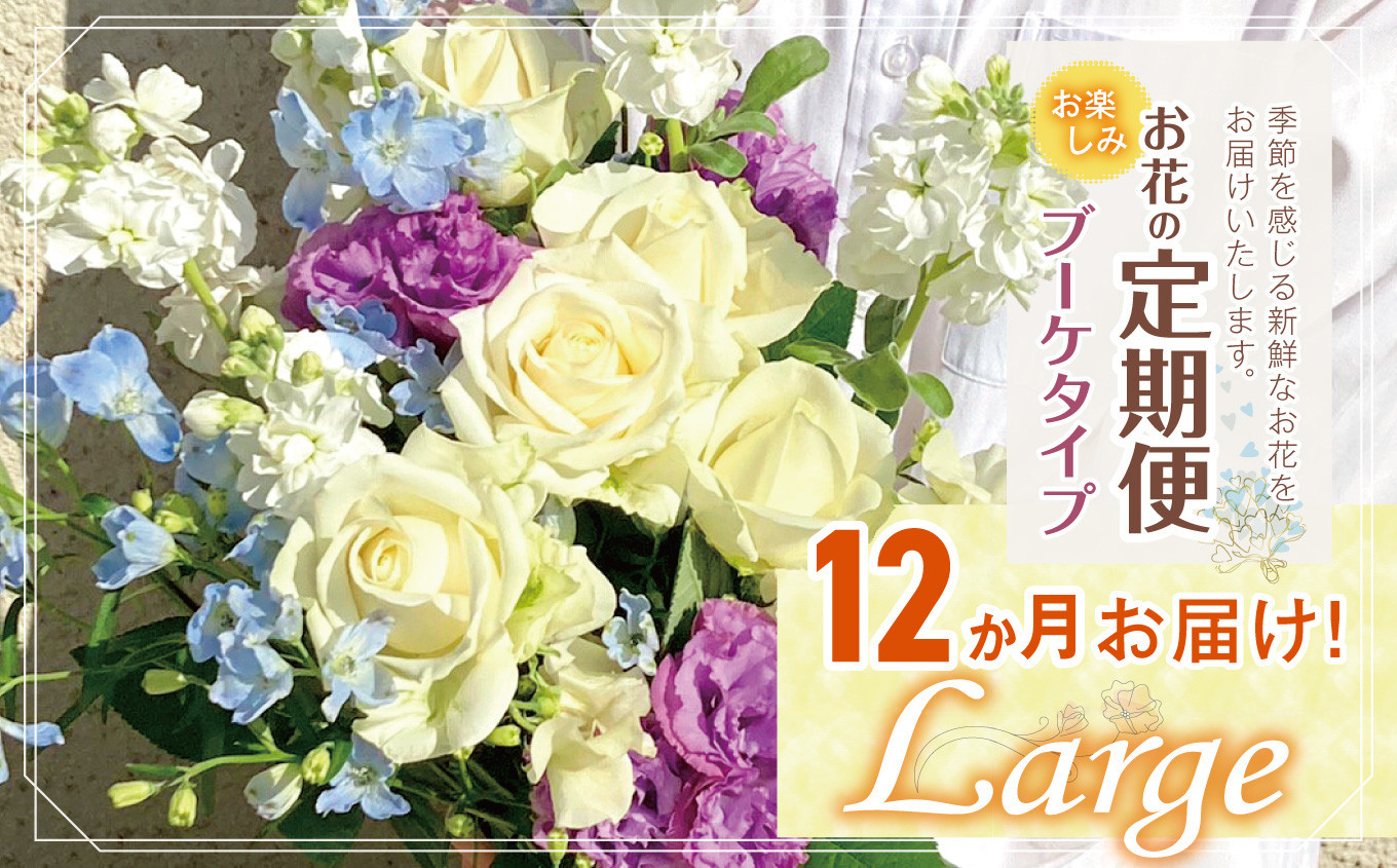 
                  お楽しみ！12か月 お届け お花 の 定期便 「Large」 | ブーケ タイプ 高さ35-40cm 本数12-17本 flower フラワー ふらわー 花 はな リトルシード インテリア 植物 定期 お任せ お見舞い ギフト お祝い 誕生日 親孝行 プレゼント贈り物 新鮮 調布 東京都
                