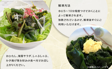 fn-72-041 三陸釜石・漁師直送 冷凍湯通し早採り生わかめ（200g×5袋) 【1月下旬頃から3月下旬頃期間限定 お届け便】両石港 隆丸