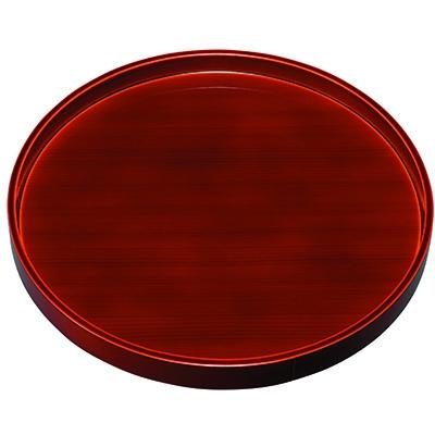 ふるさと納税 海南市 紀州漆器 木製丸盆 尺 春慶塗 30cm