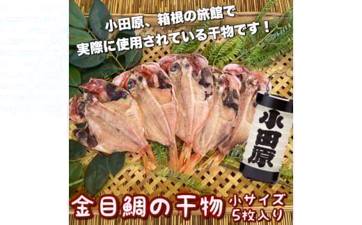 金目鯛の干物 小サイズ 5枚セット