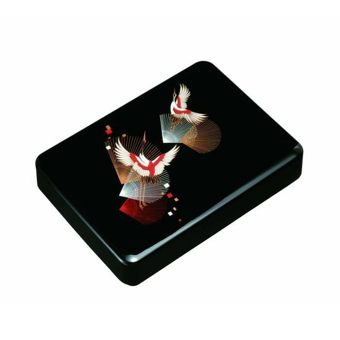 【ふるさと納税】加伏文庫 黒 若松鶴 ［YG513］ | 工芸品 クラフト 合口文庫 送料無料 おすすめ 人気