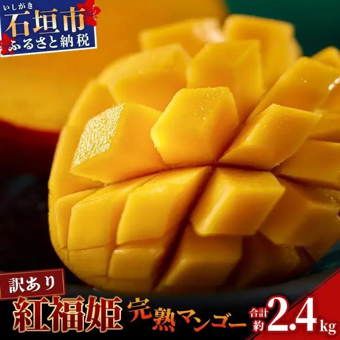 訳あり「紅福姫ブランド」石垣島のマンゴー 約2.4kg 　OT-02