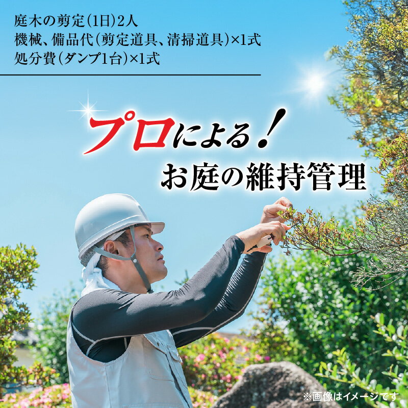 【ふるさと納税】プロによる！お庭 維持管理 作業 チケット サービス 券 手入れ 草刈り 庭木 庭 自宅 別荘 ガーデニング 庭木 剪定 美観の維持 風通し 日当たり 病害虫の予防 かのや緑化協同組合 鹿児島 鹿屋市 おすすめ ランキング プレゼント ギフト