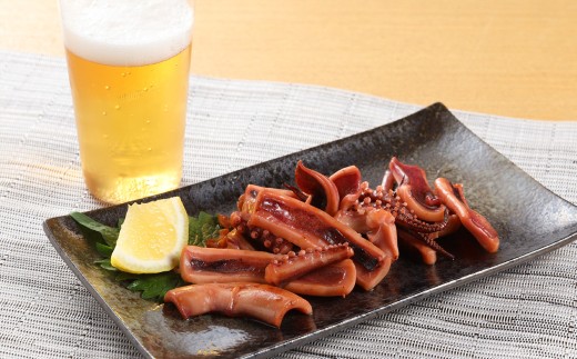 するめちゃん しょうゆ漬け（カット100g）（姿 1枚（180g以上）【冷凍】のうさん糀村 スルメ漬け するめ漬け スルメ 醤油漬け イカ いか おつまみ つまみ ご飯のお供 おかず 下呂 飛騨
