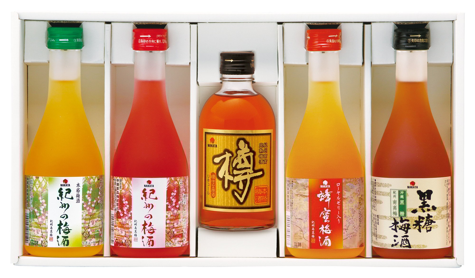 
            紀州の梅酒 飲み比べ5本セット（白・赤・蜂蜜・黒糖・樽）【MG69】【mtgn109】
          