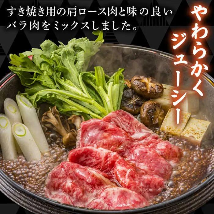 【全6回定期便】A4ランク 博多和牛 肩ロース バラ肉ミックススライス 500g×6回 計3kg 糸島ミートデリ工房 [ACA251]