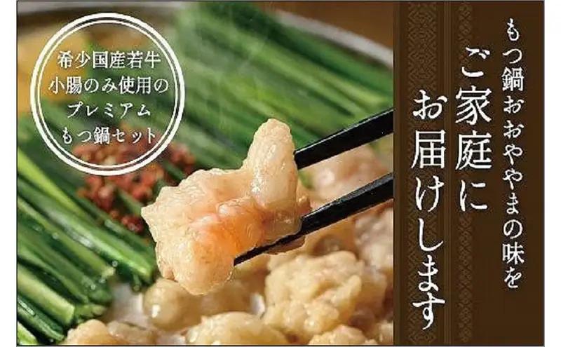 【もつ増量】博多もつ鍋おおやま もつ鍋しょうゆ味2人前＋もつ240g | 鍋 セット 食品 加工食品 人気 おすすめ 送料無料