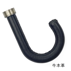 【前原光榮商店】紳士用雨傘 ユージェイ-カーボン〈手元：牛本革〉お名入れ可(カラー：ブラック）