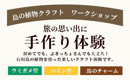 石垣島の植物クラフトワークショップ (5月下旬より順次発送) HM-5