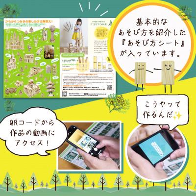 ふるさと納税 都城市 都城市産スギ「からからつみき」3種類クリエイティブセット [340P入] |  | 02