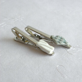 noji(楠 -kusunoki-)  有田焼ネクタイピン2個セット A10-214_イメージ3