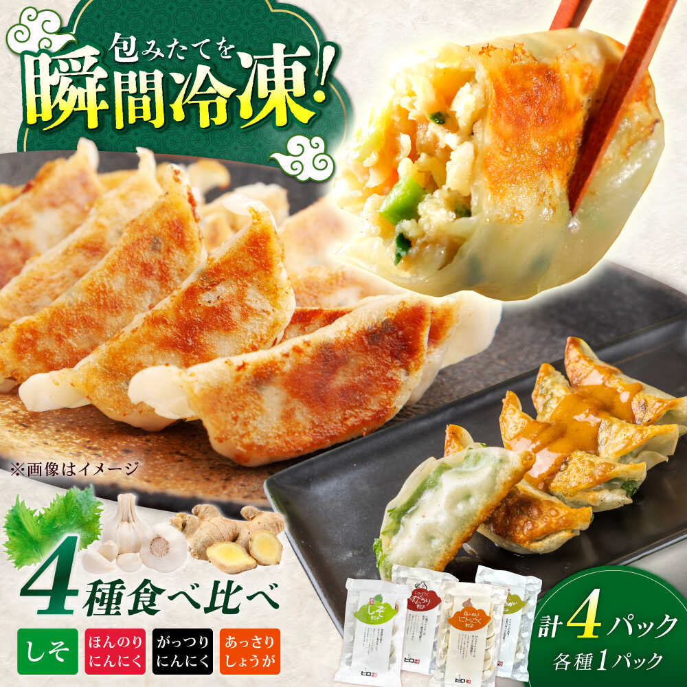 【ふるさと納税】餃子屋ヒロの全種類食べ比べセット【餃子屋ヒロ】餃子 ぎょうざ 冷凍餃子 神奈川県開成町 餃子 点心 惣菜 ギョウザ 食べ比べ 詰め合わせ セット 開成町 餃子 点心 惣菜 冷凍[BDAS007]