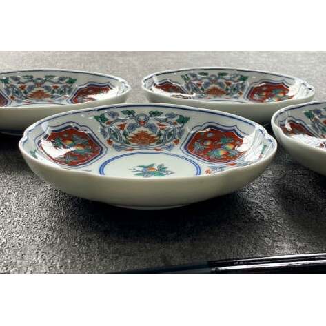 有田焼【其泉】草花果実文 銘々皿（16cm）4枚 賞美堂本店 A40-215_イメージ3