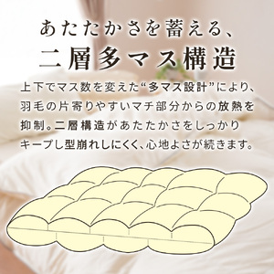 掛け布団 ハンガリーダウン93% 二層多マス 羽毛掛け布団 シングル ロング 羽毛布団 羽毛布団 羽毛布団
