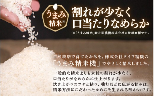 【先行予約】【令和8年産】伊与衛門農園の自然栽培コシヒカリ うまみ精米 5kg×2袋（計10kg） ＜温度と湿度を常時管理し新鮮米を出荷！＞ 米 白米 自然の力 高品質 鮮度抜群 ブランド米 福井県 