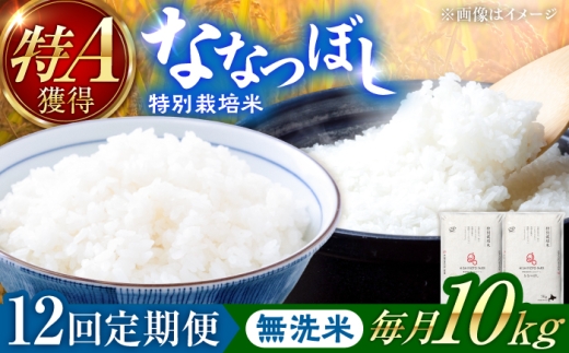 【令和8年産】【新米】【12回定期便】農家直送！特別栽培米ななつぼし【無洗米】10kg| 株式会社きしもとファーム [BOBB021]