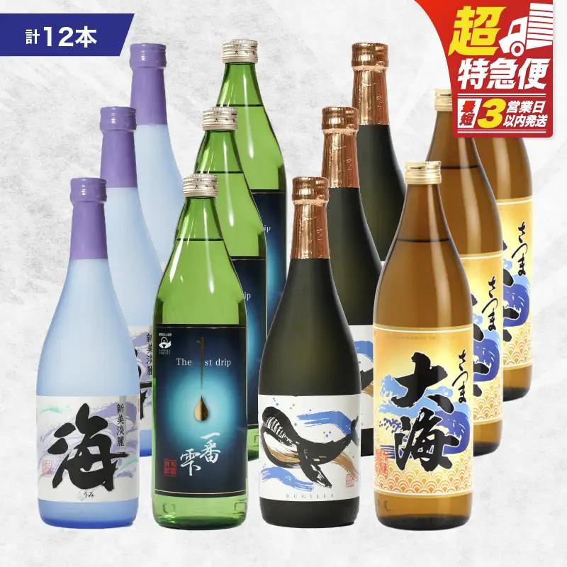 【 超特急便 】1796 海の蔵「 大海酒造 」の 飲み比べ セット！A-2（ 合計12本 ） KN043-002-02 酒 スピード配送 最短 すぐ届く お急ぎ