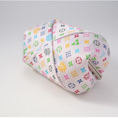 ふるさと納税 与謝野町 コロリンポーチ　モノグラム柄(白色) |  | 03