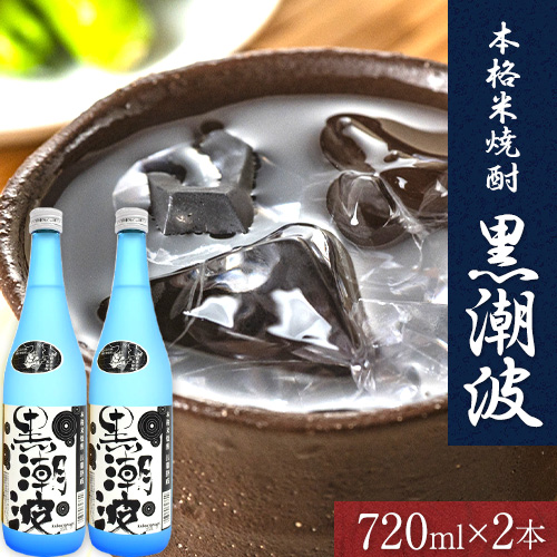 本格米焼酎 黒潮波 （くろしおなみ） 720ml×2本 厳選館《90日以内に出荷予定(土日祝除く)》 和歌山県 日高町 酒 本格米焼酎 焼酎 米焼酎