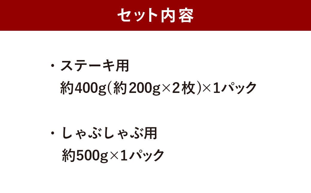 くまもとあか牛 ロース セット 合計約900g 和牛 牛肉