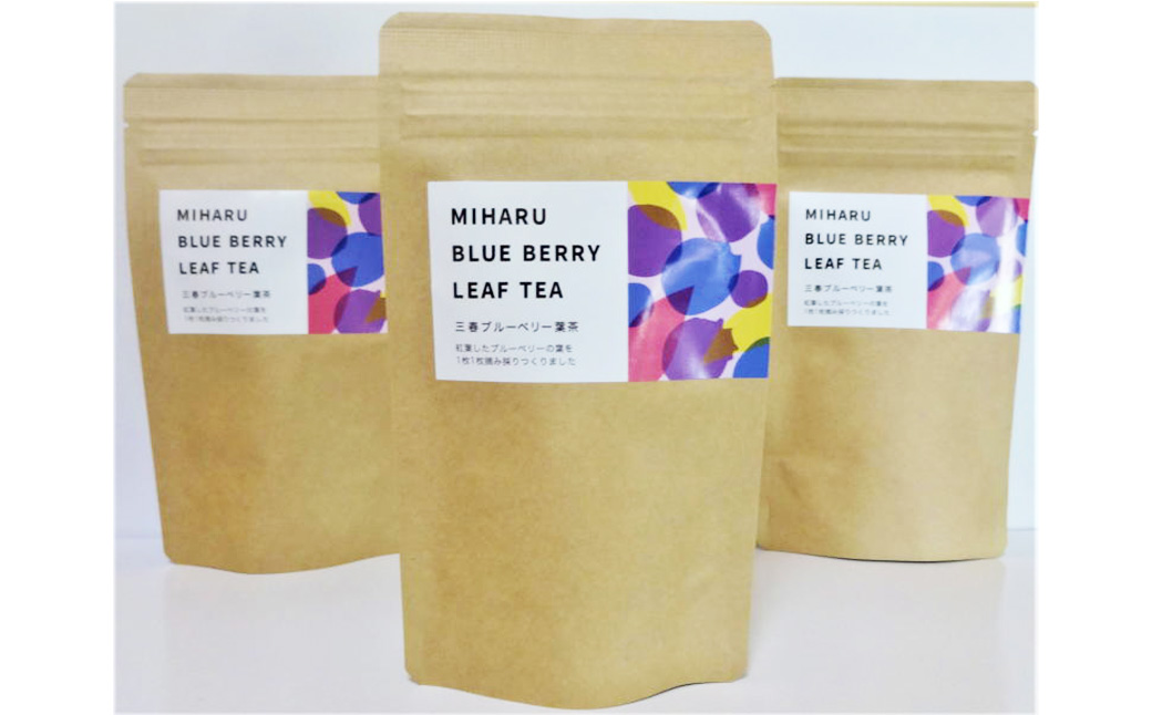 ブルーベリー葉茶1袋（2g×5個)×6袋　【福島県三春町　かおるブルーベリー園産使用】　【07521-0149】
