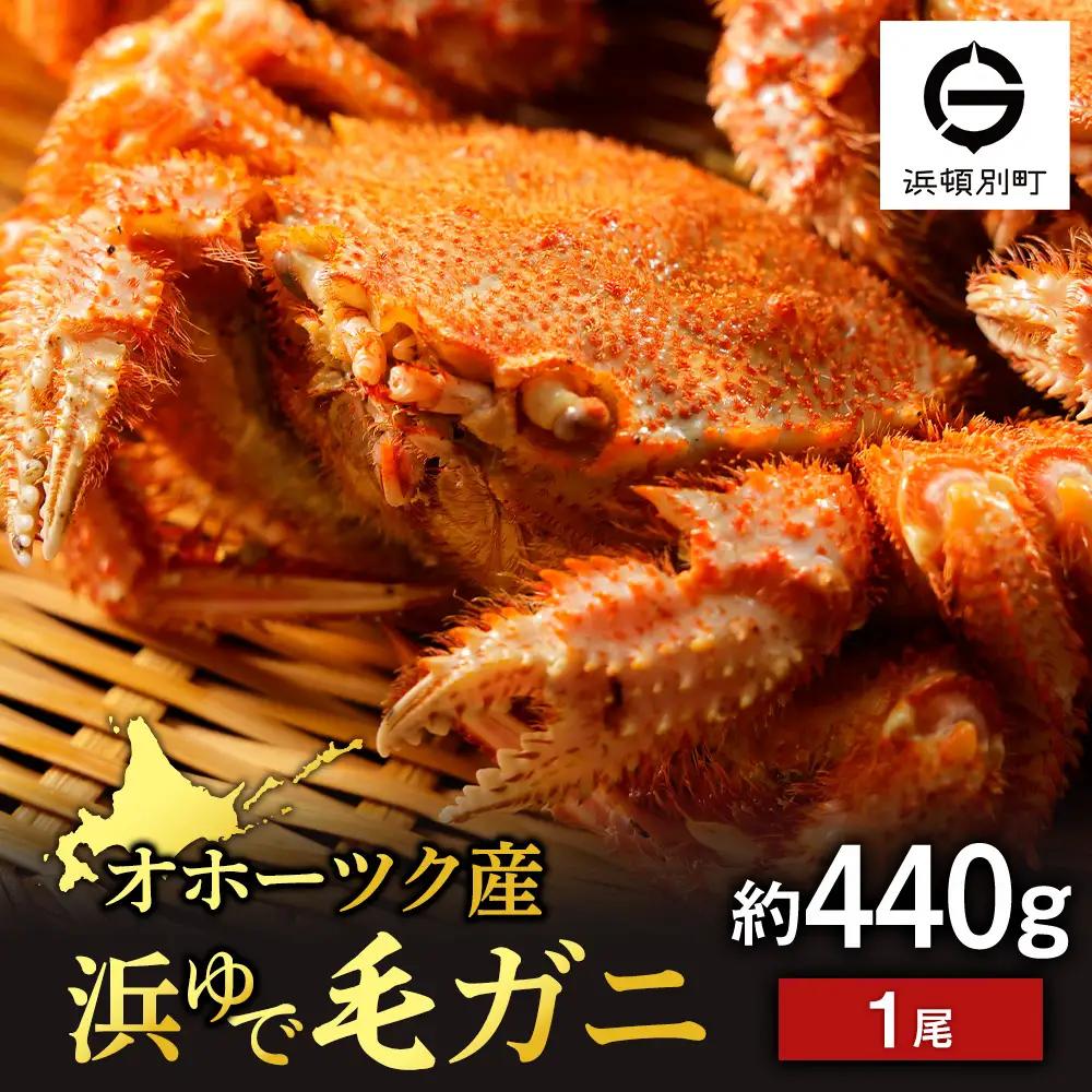 ボイル毛ガニ 440g 1尾