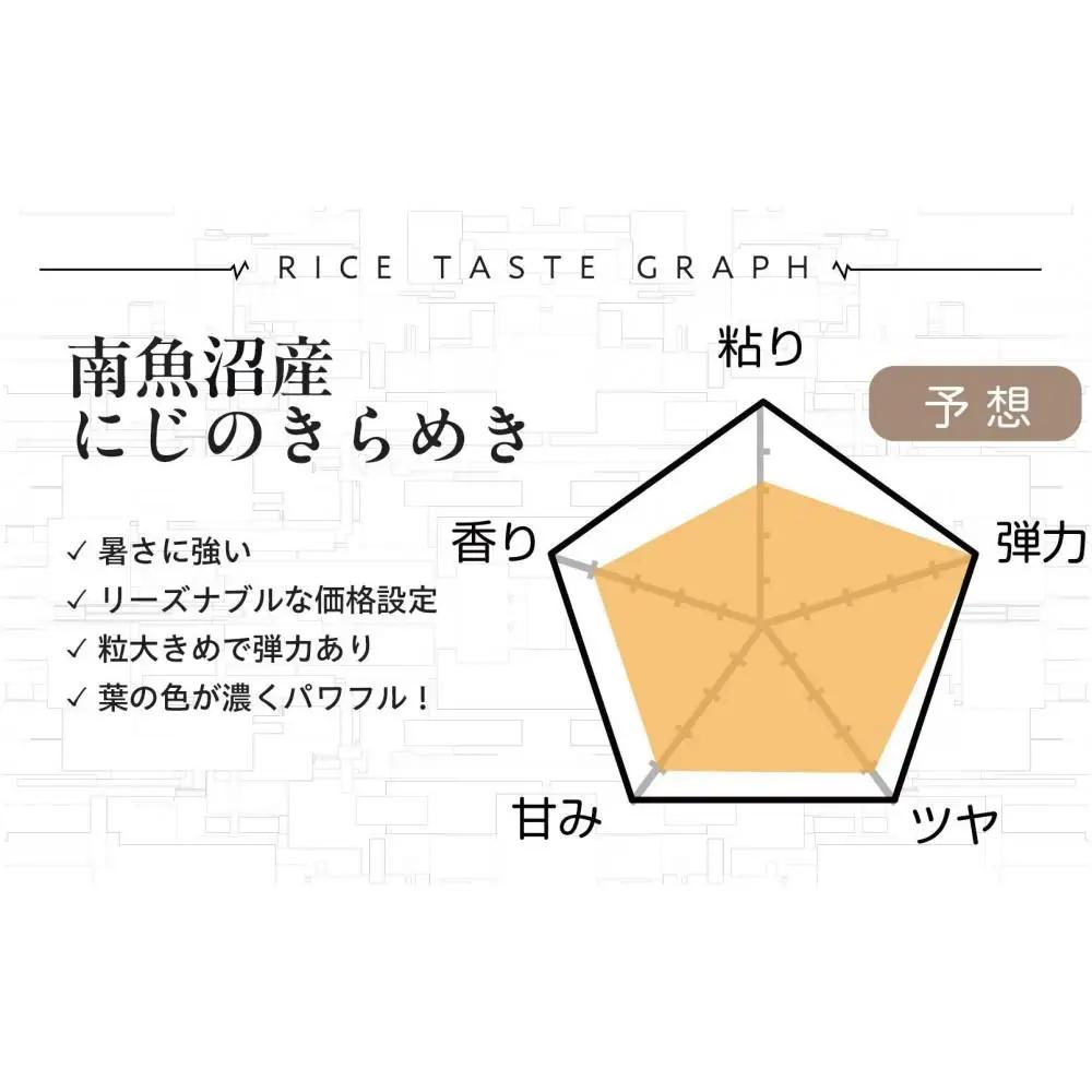 【令和8年新米予約】精米10kg 南魚沼産にじのきらめき（5kg×２袋）・農家直送_AG【令和8年10月中旬から1ヶ月以内に順次発送予定】 |にじのきらめき