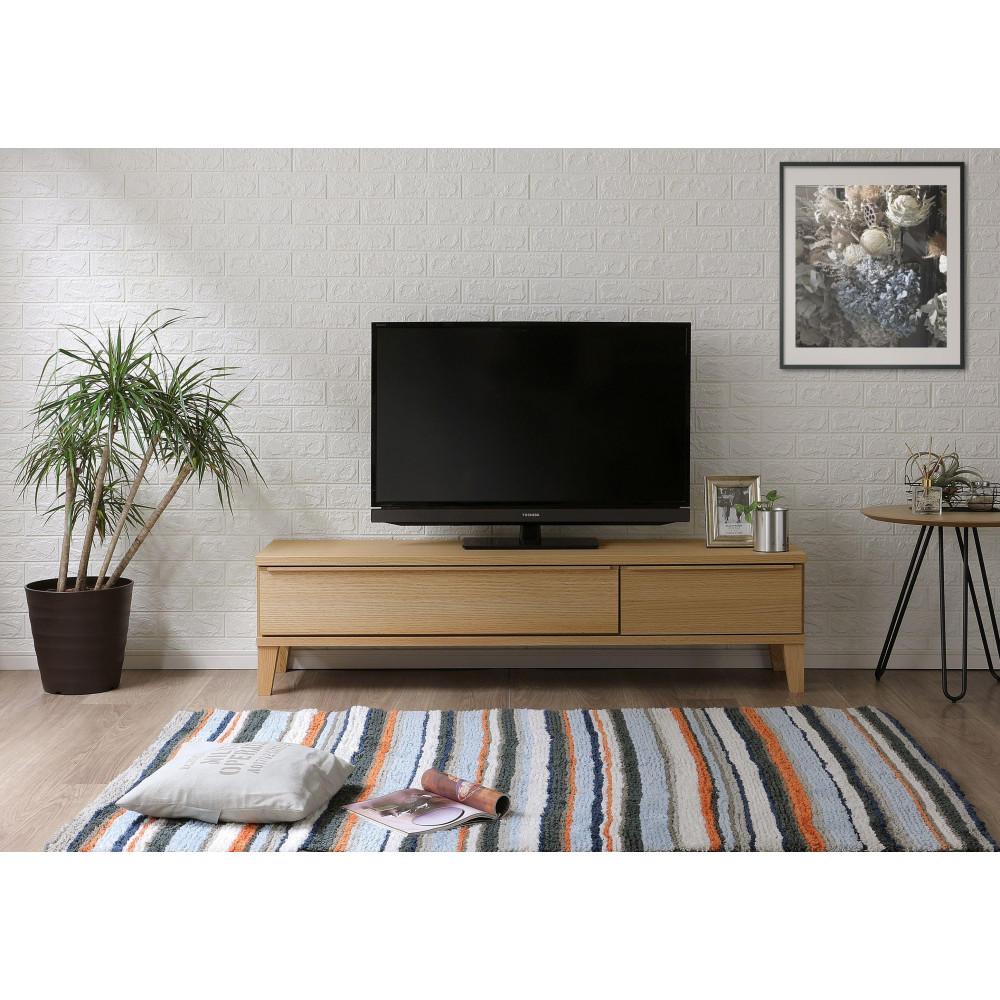 【ふるさと納税】大川家具 幅153cm テレビボード ウォールナット/レッドオーク -leo-レオ | インテリア ファニチャー 人気 おすすめ 送料無料