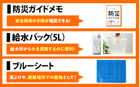 防災 31点セット 防災バック 防災グッズ 小浜市 / 岸田産業 [BFDJ003-3]