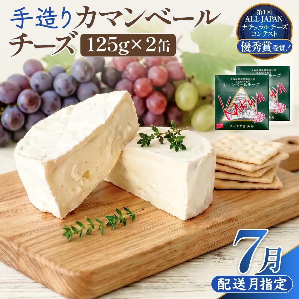 カマンベールチーズ 2個 缶タイプ チーズ工房角谷【7月配送】
