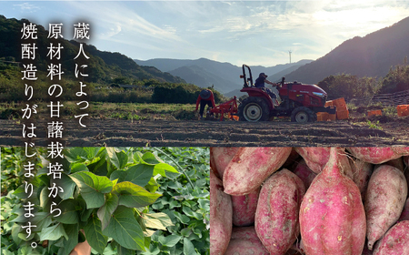 【全3回定期便】【上五島産の芋で作る本格芋焼酎】紅白 2本 セット 各1800ml×1本【五島灘酒造】[RAW018]