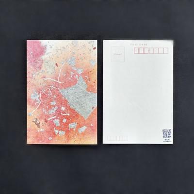 ふるさと納税 中野市 箔ポストカード　5枚選-2 |  | 01