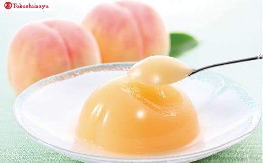 〈宗家 源吉兆庵〉清水白桃ぜりぃ4個入　〈高島屋選定品〉